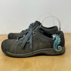 Keen Charcoal Athletic Shoes with Seahorse Accent